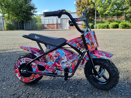 Mini bike graffiti - pink, kids