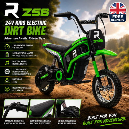 24v ride motorbike kids - on,